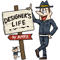 [LINEスタンプ] DESIGNER'S LIFEの画像（メイン）