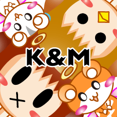 [LINEスタンプ] K＆M