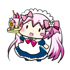 [LINEスタンプ] 萌えっこメイドさん