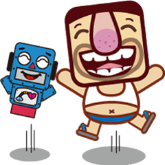 [LINEスタンプ] 123 Woodman