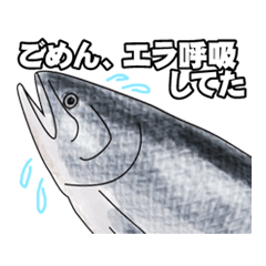 [LINEスタンプ] リアル水族館～日常会話～の画像（メイン）