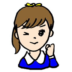 [LINEスタンプ] 頑張れ！女子部！の画像（メイン）