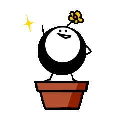 [LINEスタンプ] 植木の苗のウエキ君