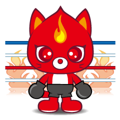 [LINEスタンプ] ファイティング キャット