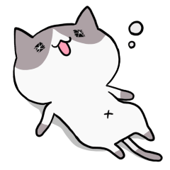 [LINEスタンプ] だるねこ～はちわれにゃんこ～の画像（メイン）