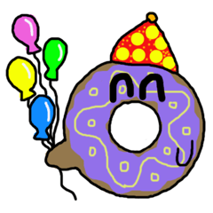 [LINEスタンプ] Sweet Donuts！