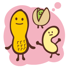 [LINEスタンプ] ナッツ！！の画像（メイン）