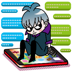 [LINEスタンプ] ヴィジュアル系★野球部員 冷夜の画像（メイン）