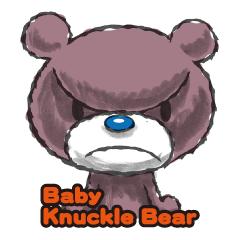 [LINEスタンプ] Baby Knuckle Bear スタンプの画像（メイン）