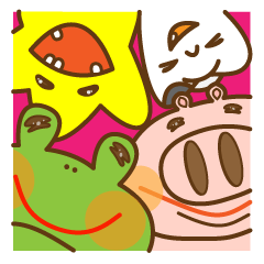 [LINEスタンプ] A family♪の画像（メイン）