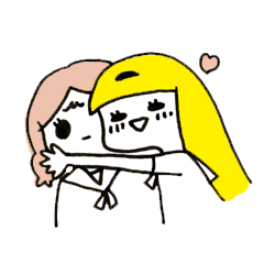 [LINEスタンプ] キラキラたまこさん～なかよし編～