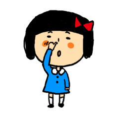 [LINEスタンプ] あいづち子の画像（メイン）