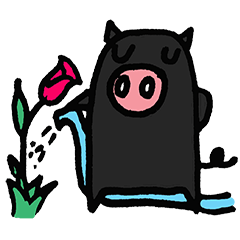 [LINEスタンプ] Easy pig