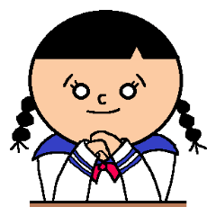 [LINEスタンプ] かかこちゃん