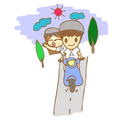 [LINEスタンプ] AN Coupleの画像（メイン）