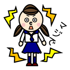 [LINEスタンプ] セーラー服とたまにジャージ姿の女子中高生の画像（メイン）