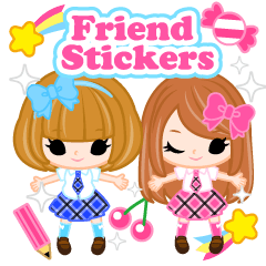 [LINEスタンプ] Friend Stickers -English-