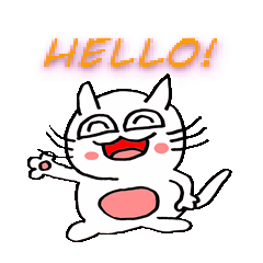 [LINEスタンプ] 100％ねこの画像（メイン）