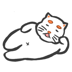 [LINEスタンプ] デブネコみゃあちゃん