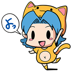 [LINEスタンプ] イザムキャット