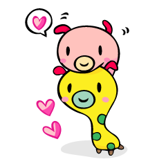 [LINEスタンプ] みじん＆みじこ ワラワラ生活