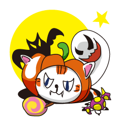 [LINEスタンプ] ハロウィンくん