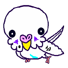 [LINEスタンプ] ほのぼのインコ2