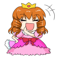 [LINEスタンプ] お嬢様～☆の画像（メイン）