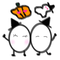 [LINEスタンプ] たまごーずとハロウィーンスターズ