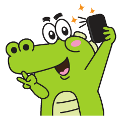 [LINEスタンプ] Roco the Crocodile