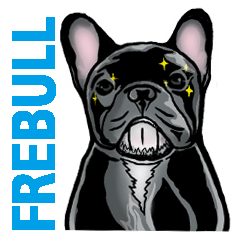 [LINEスタンプ] french bulldog