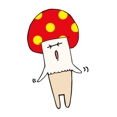 [LINEスタンプ] ウザきのこ