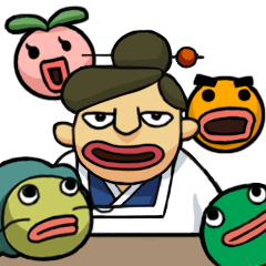 [LINEスタンプ] 美食生命体モグモン 今日なにたべる？