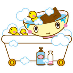 [LINEスタンプ] チョコ乗せ おちょこサンの画像（メイン）