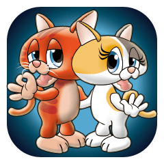 [LINEスタンプ] International Amy ＆ Jelly Cat