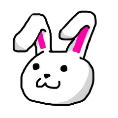 [LINEスタンプ] 可愛いまるうさぎ