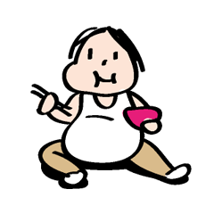 [LINEスタンプ] タンクトップ男の画像（メイン）