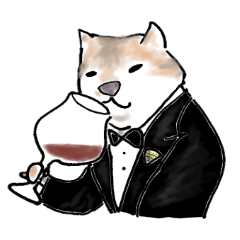 [LINEスタンプ] 猫とワイン