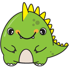 [LINEスタンプ] かわいい恐竜パック