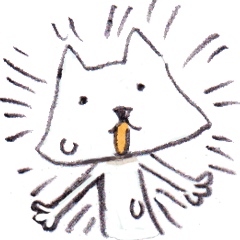 [LINEスタンプ] ニャンコとネズミとチーズと