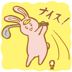 [LINEスタンプ] うさ子のゴルフLife