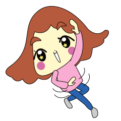 [LINEスタンプ] GOGO！陽気な彼女！の画像（メイン）