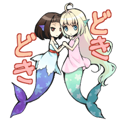 [LINEスタンプ] 人魚さんの画像（メイン）