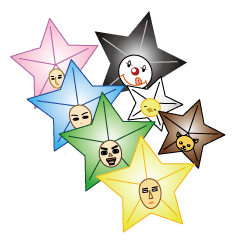 [LINEスタンプ] 星の妖精の画像（メイン）