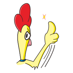 [LINEスタンプ] Popular Chicken