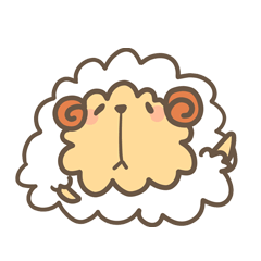 [LINEスタンプ] もふ子さんの画像（メイン）