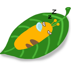 [LINEスタンプ] Yellow Worm