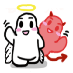 [LINEスタンプ] Devy ＆ Angieの画像（メイン）