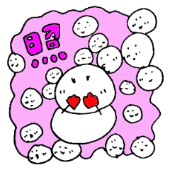 [LINEスタンプ] 雪たち冬のスタンプの画像（メイン）