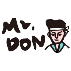 [LINEスタンプ] Mr.DONの画像（メイン）